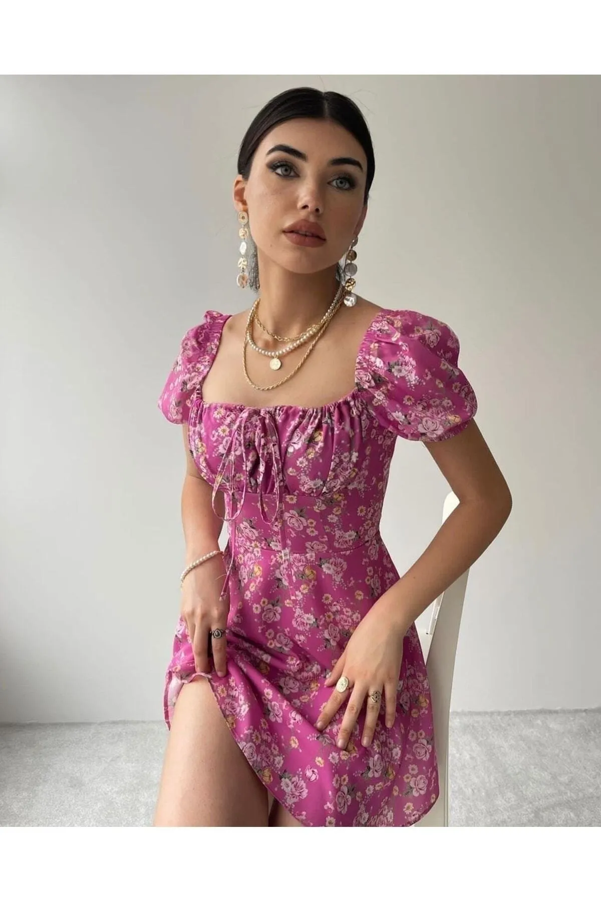 Afiş Butik  Kleid - Rosa - Mini