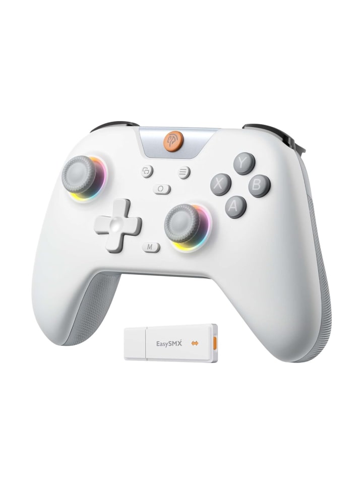 Almina EasySMX X05 Controller PC mit 7 Farbe RGB Licht Hall Triggers Weiß in Weiß günstig kaufen onesize
