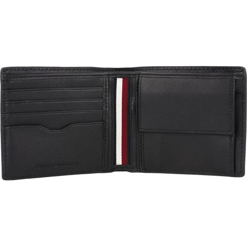 TOMMY HILFIGER TH Central Geldbörse RFID Schutz Leder 12 cm