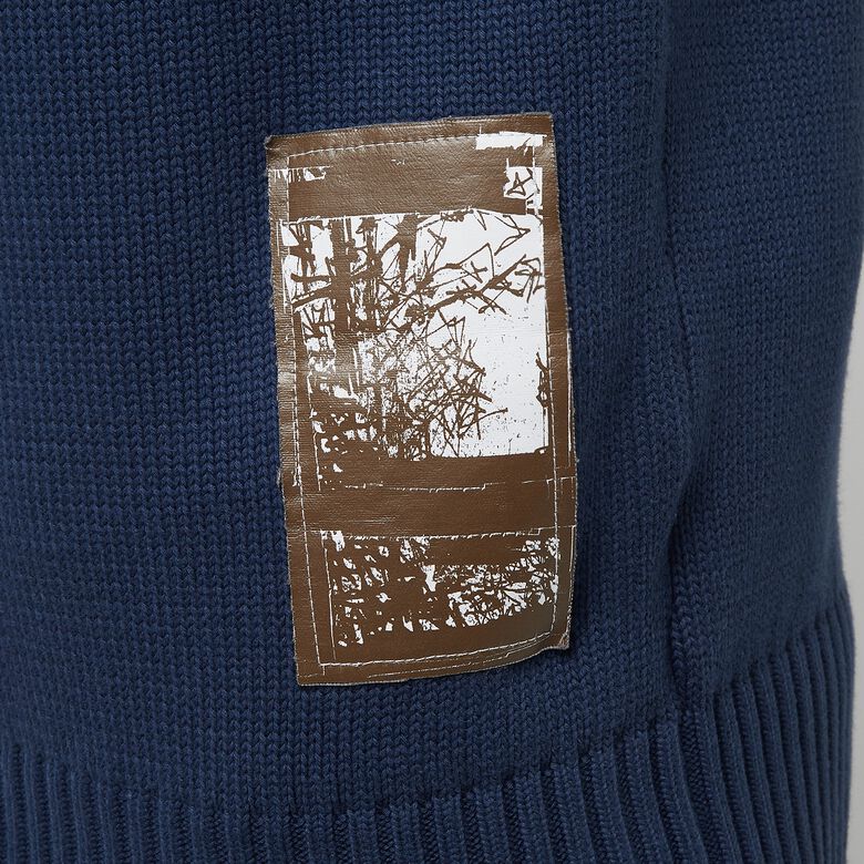 GR10K Cotton Knit Vest navy