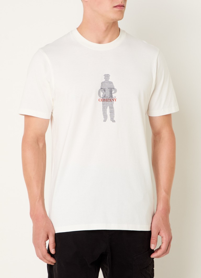 Μπλούζα Waffle της CP Company με εκτύπωση λογότυπου
