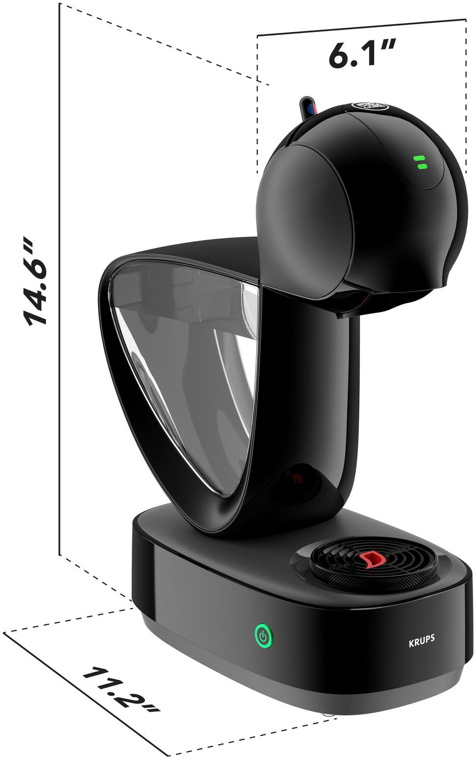 NESCAFÉ® Dolce Gusto® Kapselmaschine KP2708 Infinissima Touch Automatic, inkl. 3 Paketen Dolce Gusto Flat White im Wert von UVP 17,97€