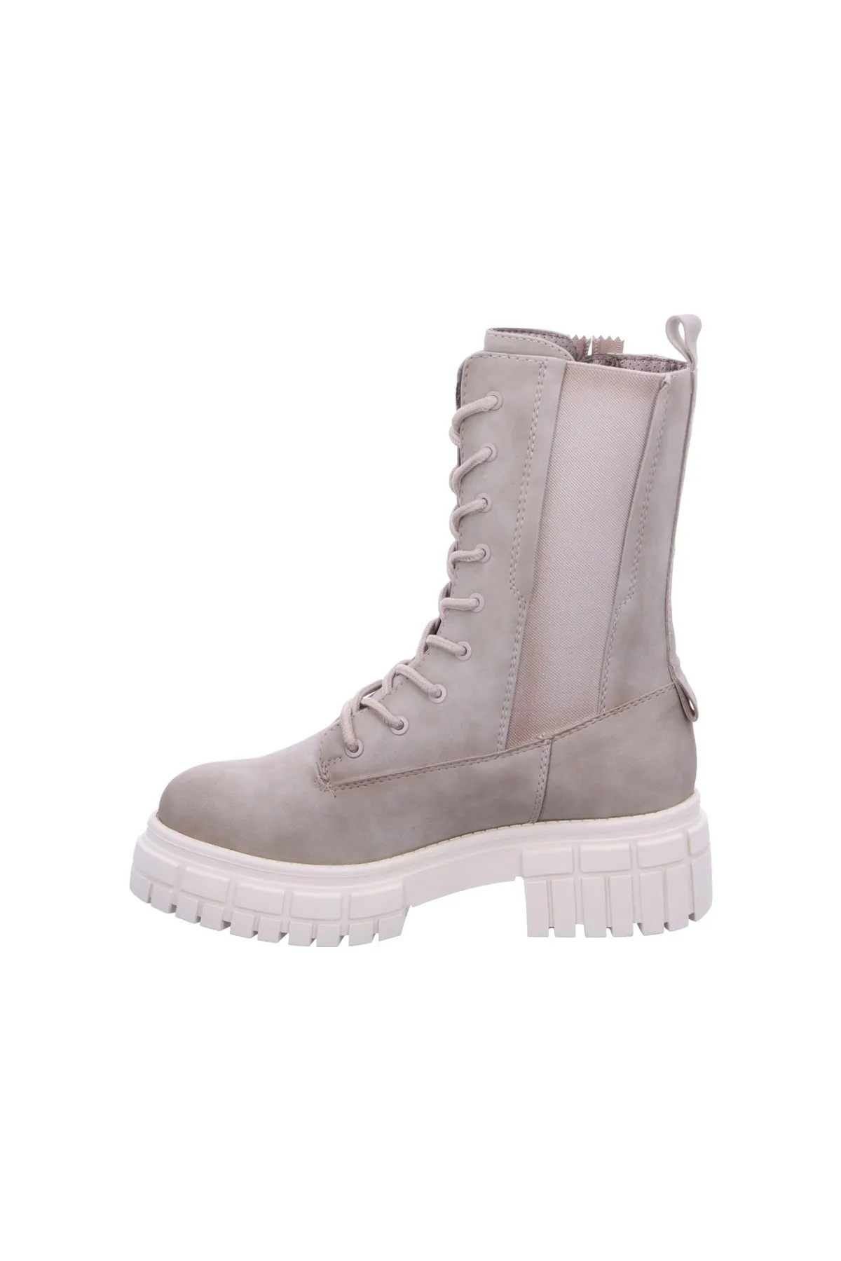 BUGATTI  Stiefelette - Grau - Flacher Absatz