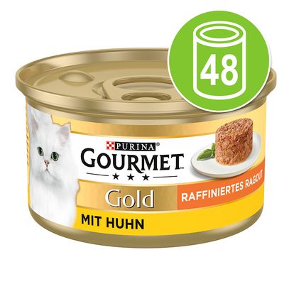 Sparpaket Gourmet Gold Raffiniertes Ragout 48 x 85 g