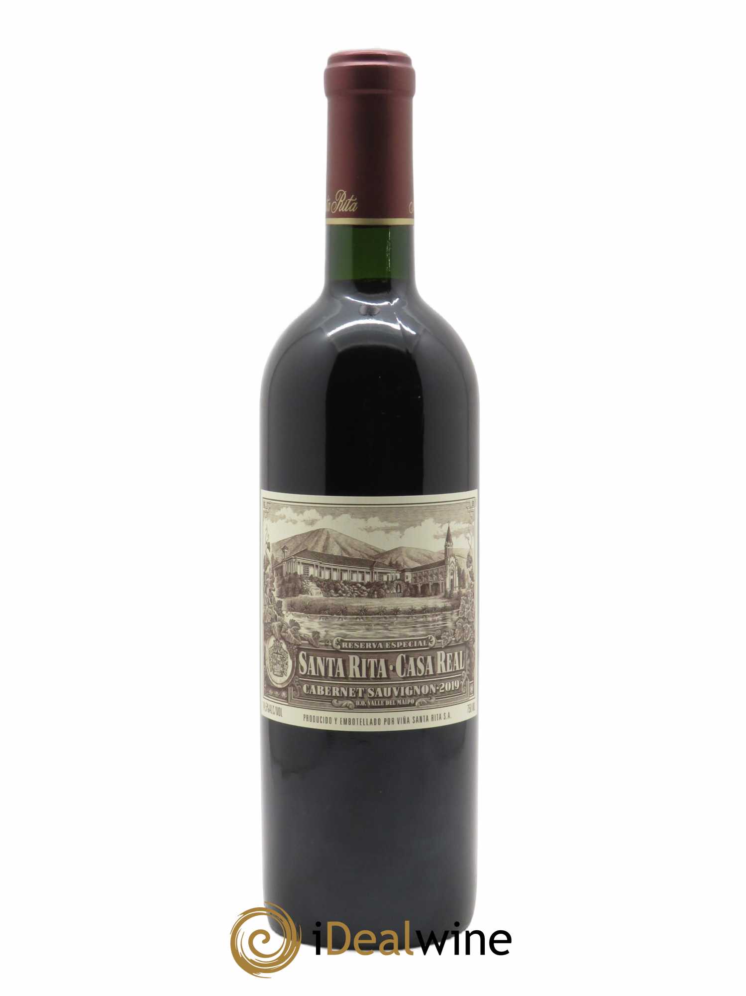 Maipo Valley Casa Real Reserva Especial Cabernet Sauvignon Santa Rita (CBO à partir de 6 BTS) 2019 - Lot de 1 Bouteille