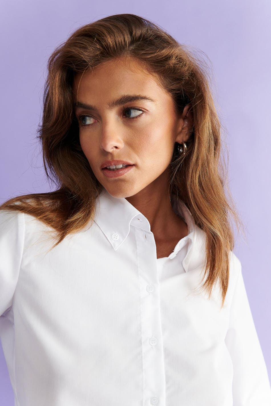 Allie cropped shirt