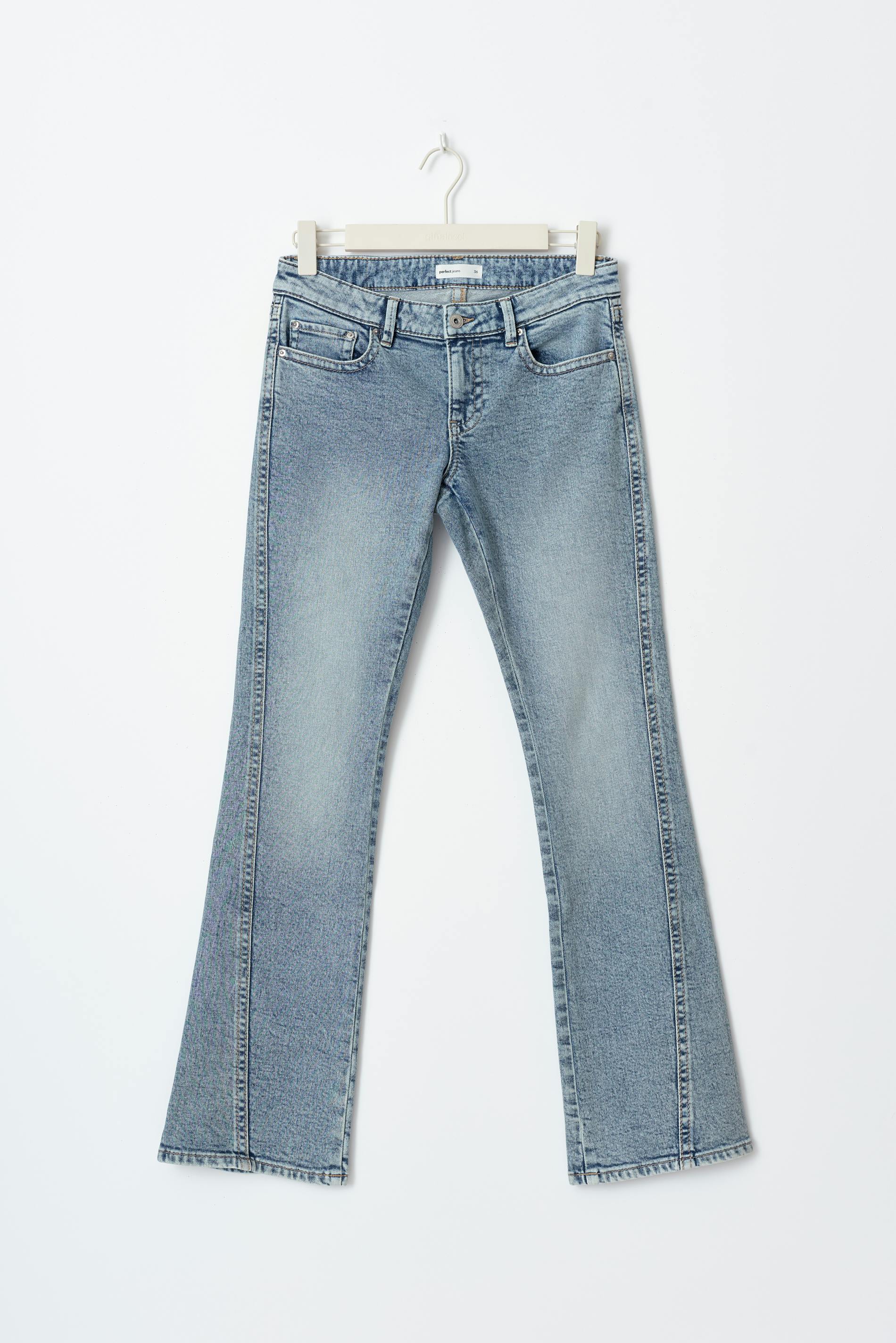 Twisted bootcut jeans