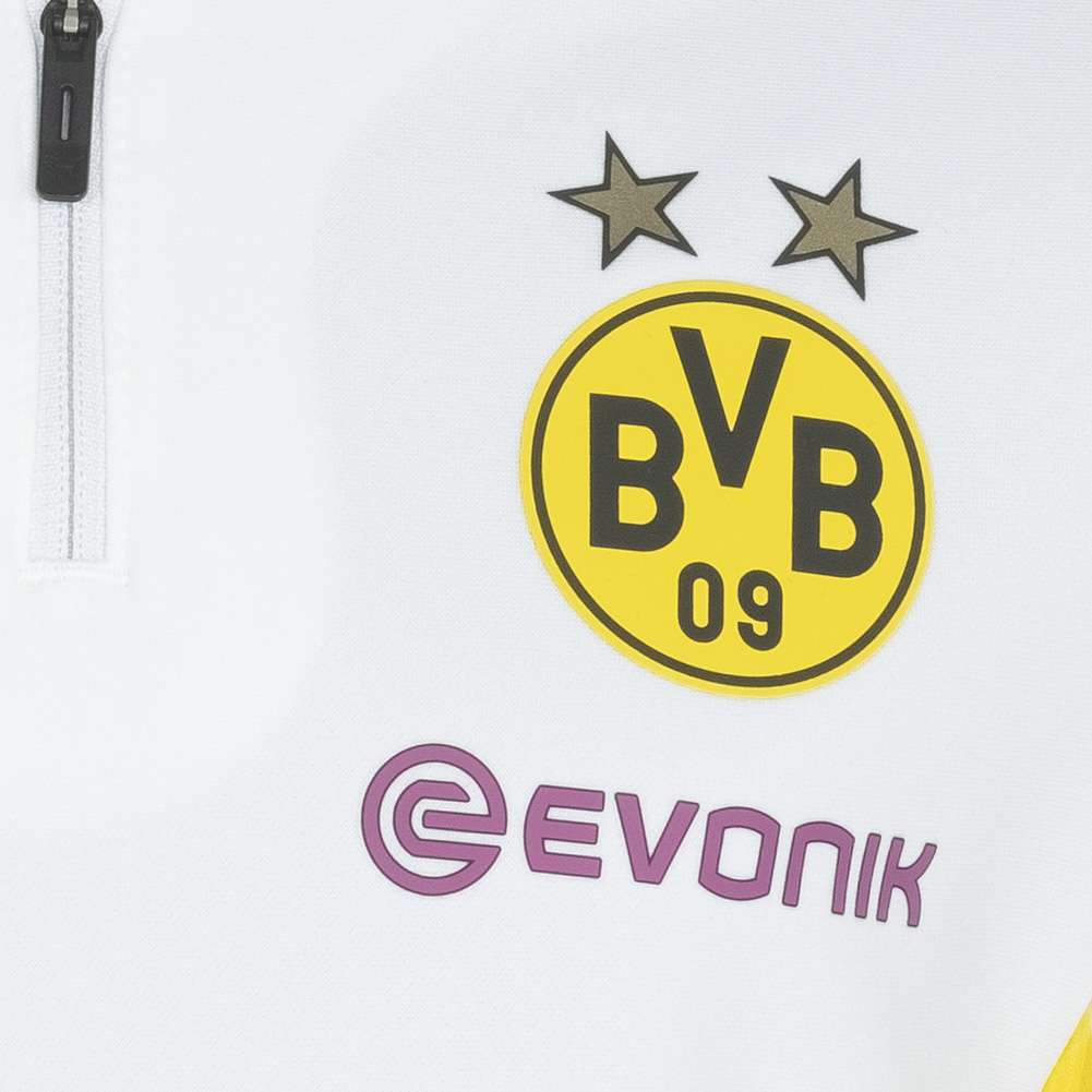 Borussia Dortmund BVB 09 PUMA 1/4 Zip Kinder Trainings Oberteil 759070-08