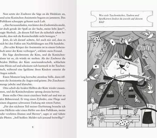 Meisterdetektiv Sherlock Bones. Ein spannender Rätselkrimi zum Mitraten, Band 3: Der verschwundene Zauberer