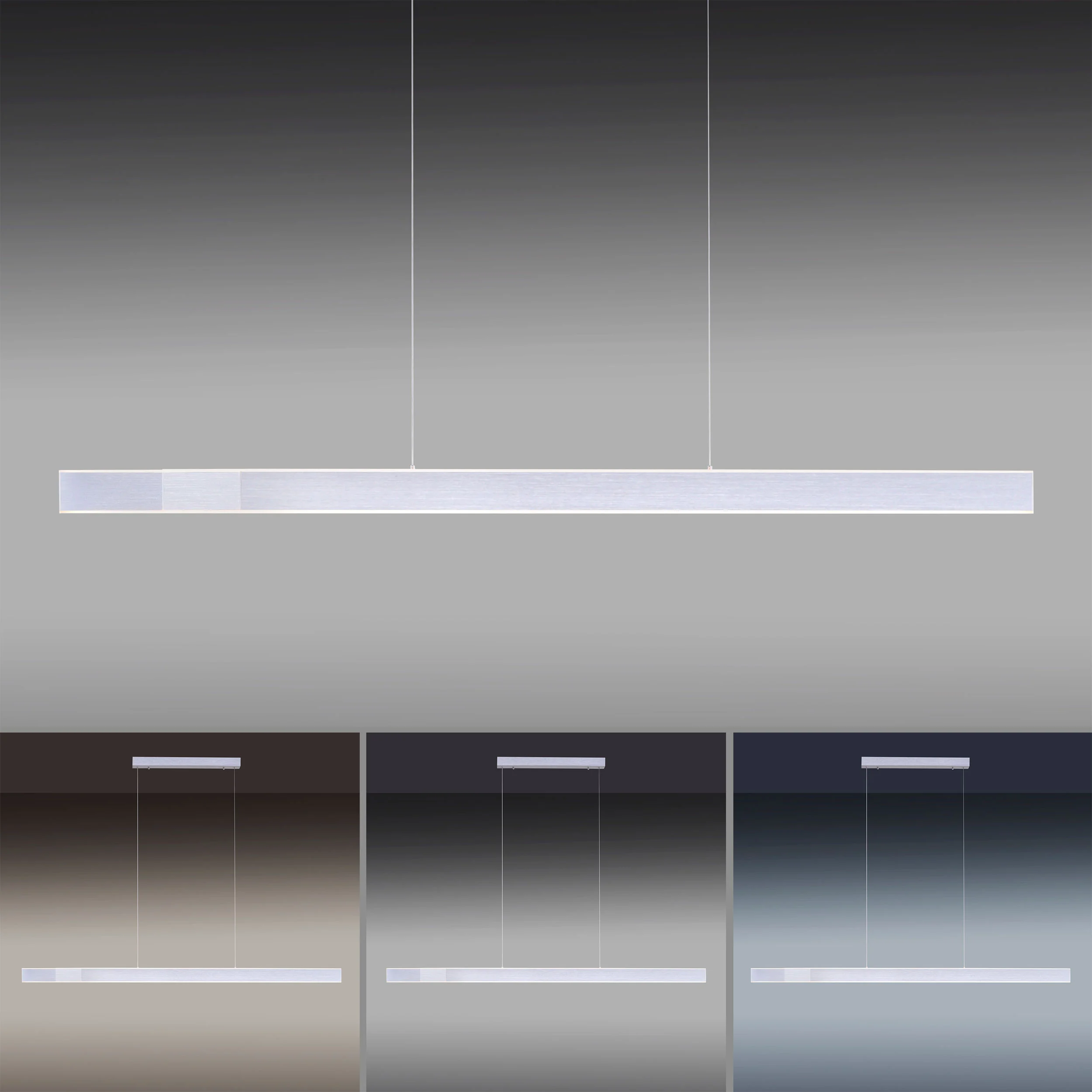 PURELED-Pendelleuchte 6flg