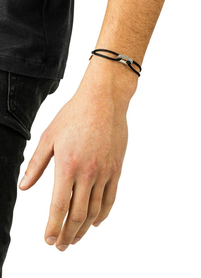 Buddha to Buddha Barbara Cord Bracelet in silver