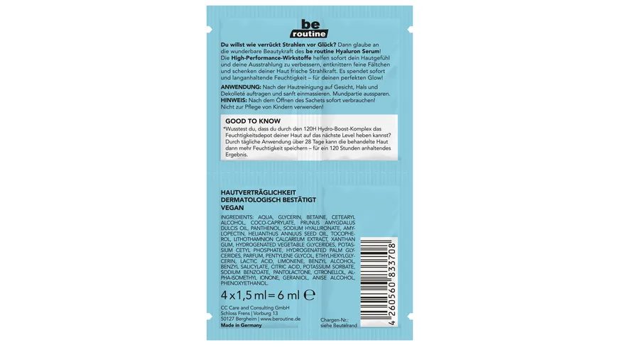 be routine Hyaluron Serum 6 ml