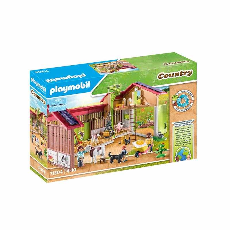 71304 Ferme avec panneaux solaires Playmobil Country