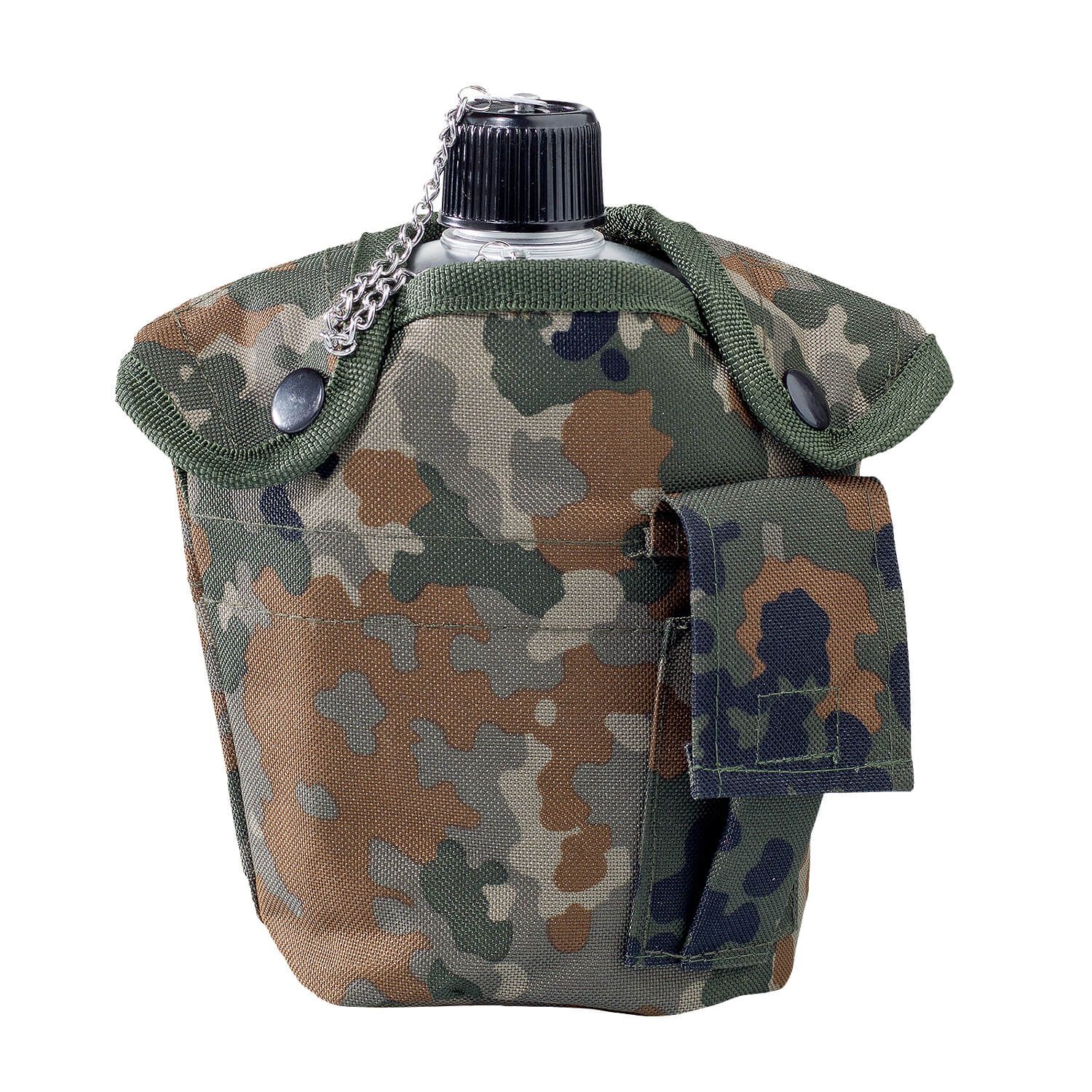 US Feldflasche mit Becher Alu