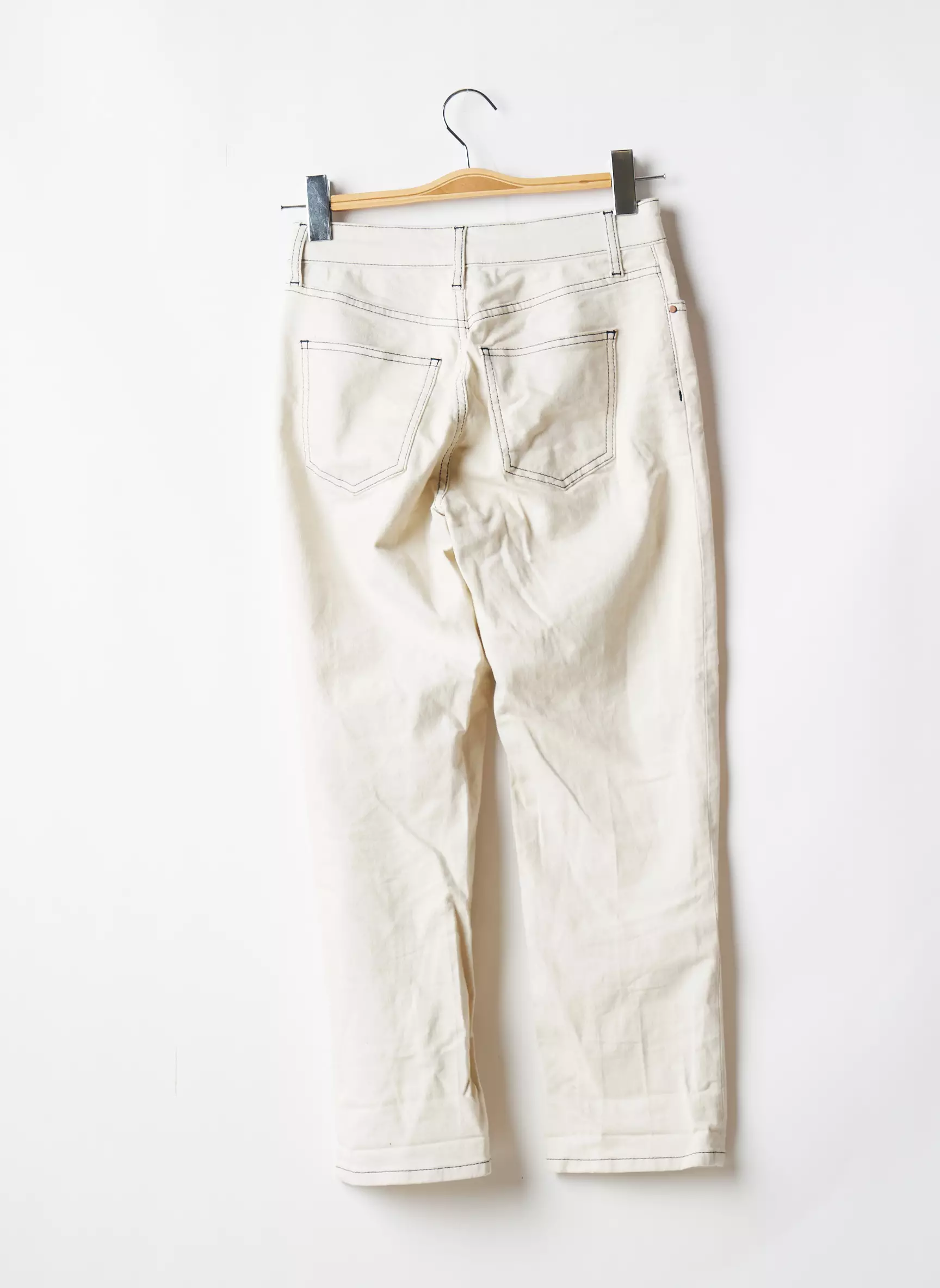 Boden Jeans Coupe Slim Femme couleur beige