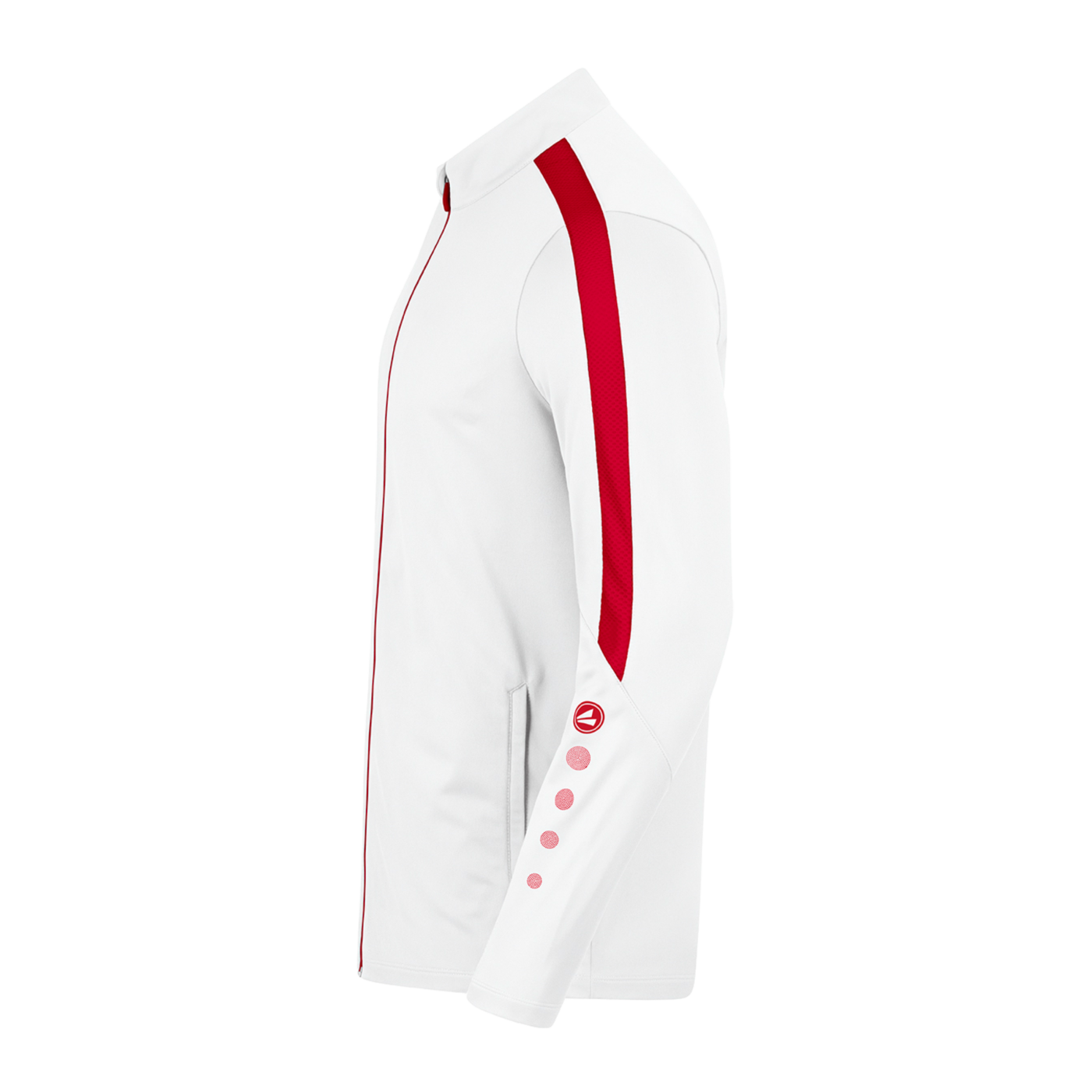 JAKO Power Polyesterjacke Weiss Rot F004