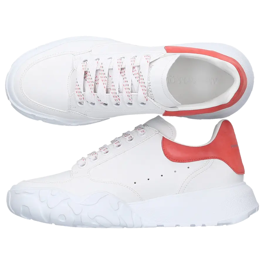 Alexander McQueen - Sneaker low COURT Kalbsleder - rot
