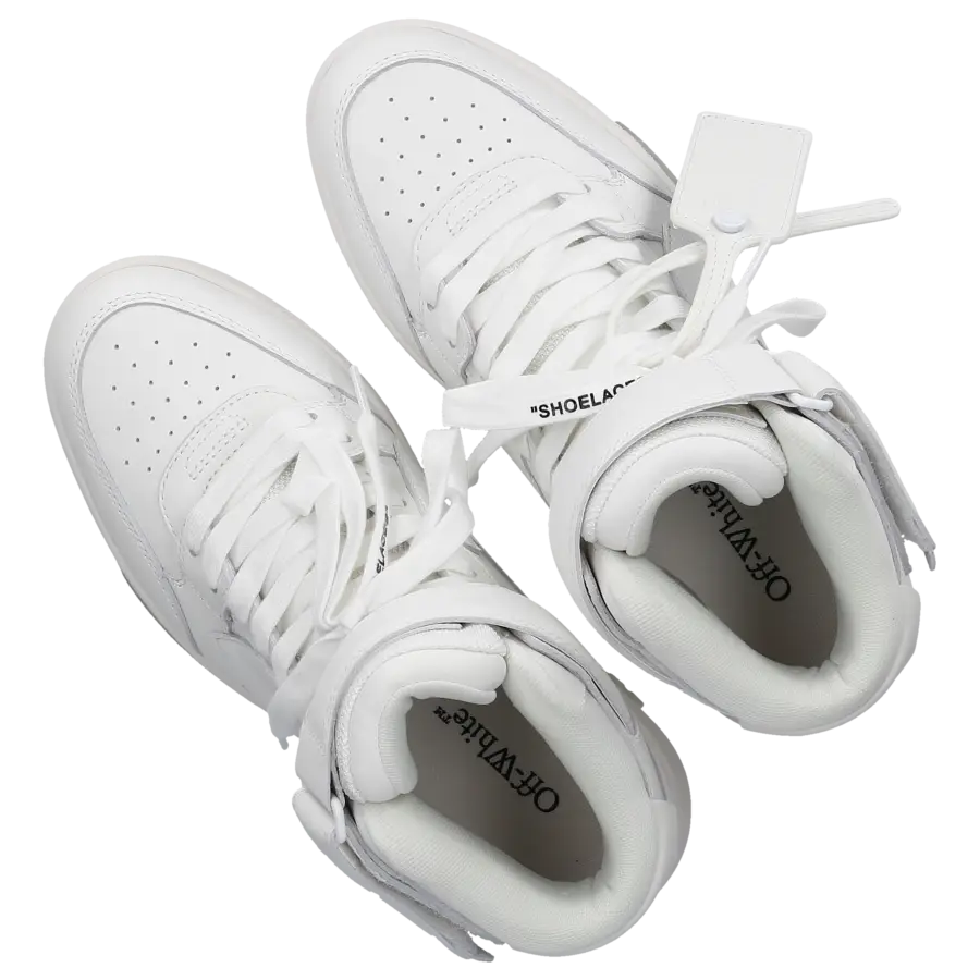 Off-White - Sneaker high OUT OF OFFICE Kalbsleder - weiß