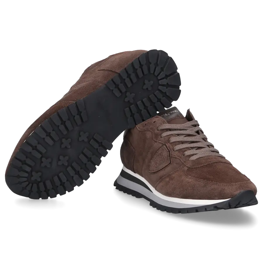 Philippe Model - Sneaker low TZLU Veloursleder - braun