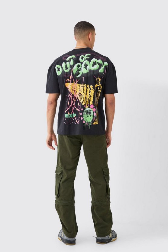 Oversize T-Shirt mit Print