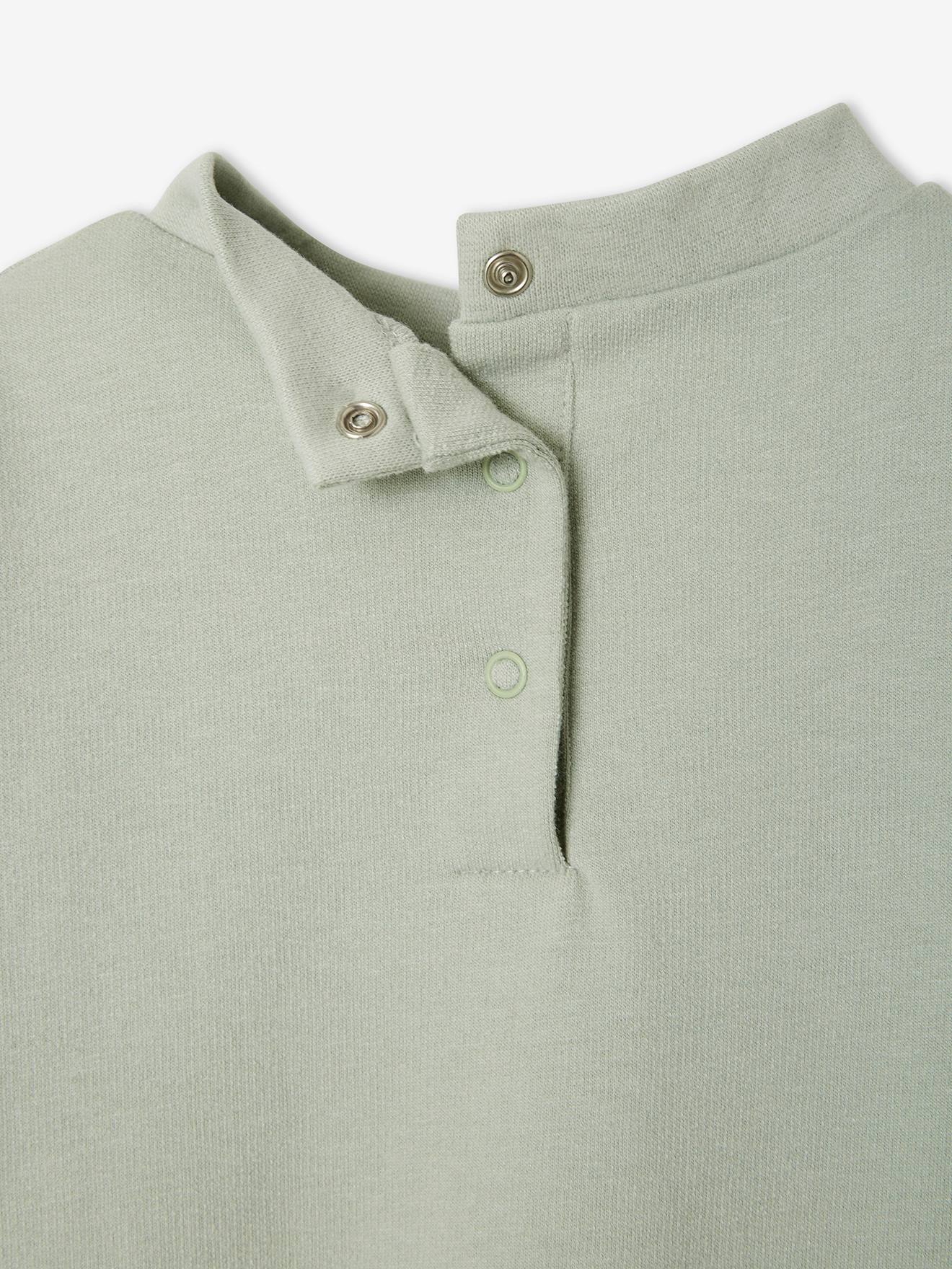 Vertbaudet Baby Sweatshirt MON P'TIT AMOUR, personalisierbar Oeko-Tex - wollweiß