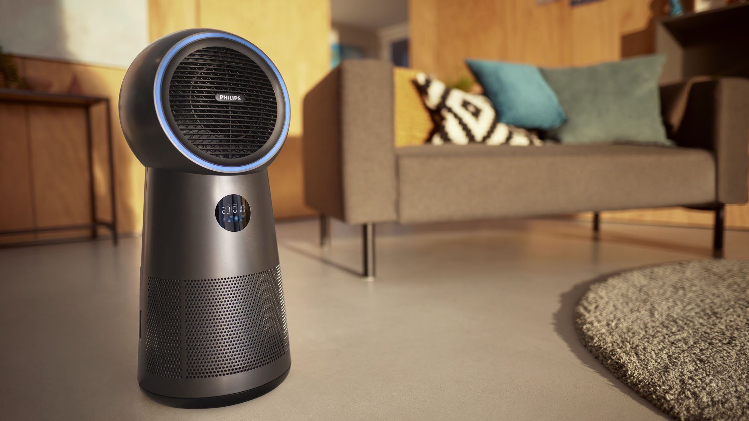 Philips Kombigerät Luftreiniger, Ventilator und Heizlüfter AMF220