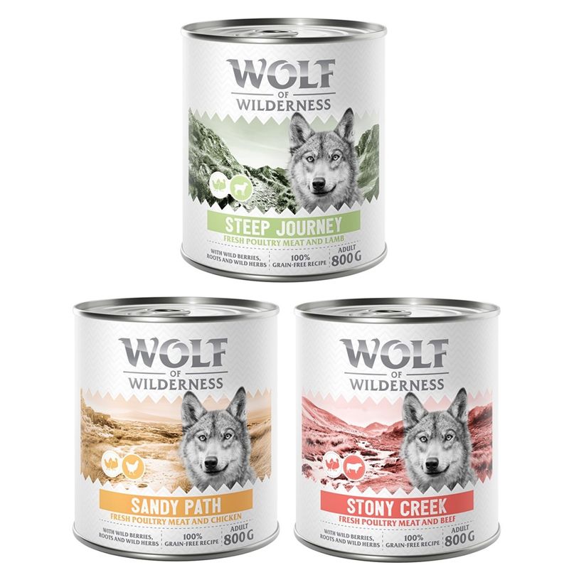 Wolf of Wilderness Adult “Expedition” 6 x 800 g