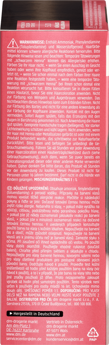 Int. Color 5.01 Kühles Hellbraun, 110 ml