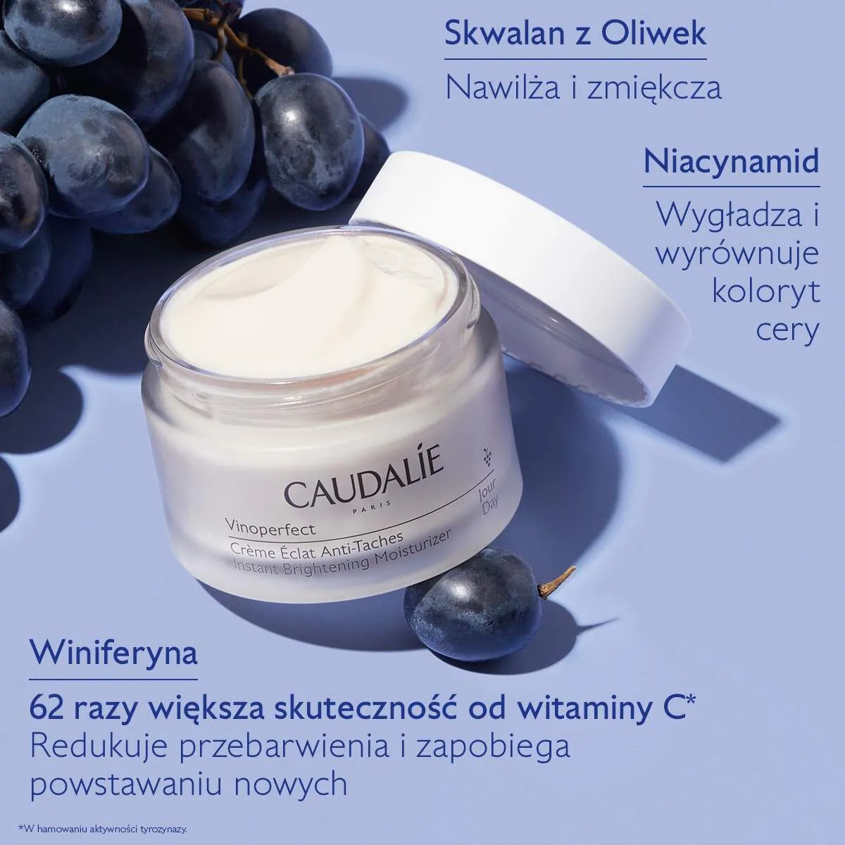 „Caudalie Vinoperfect“ spalvos šviesinimo kremas