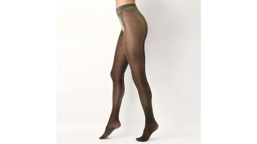 OROBLU Damen Feinstrumpfhose Diamonds 40 DEN black/gold
