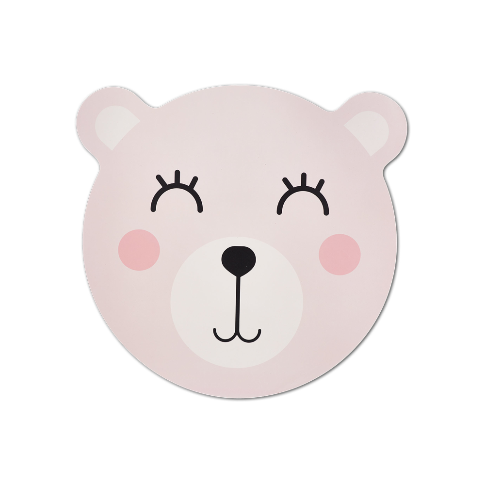 Tischset rosa rund