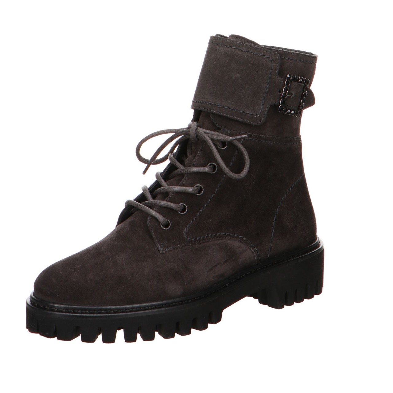 PAUL GREEN Schnür-Stiefeletten grau