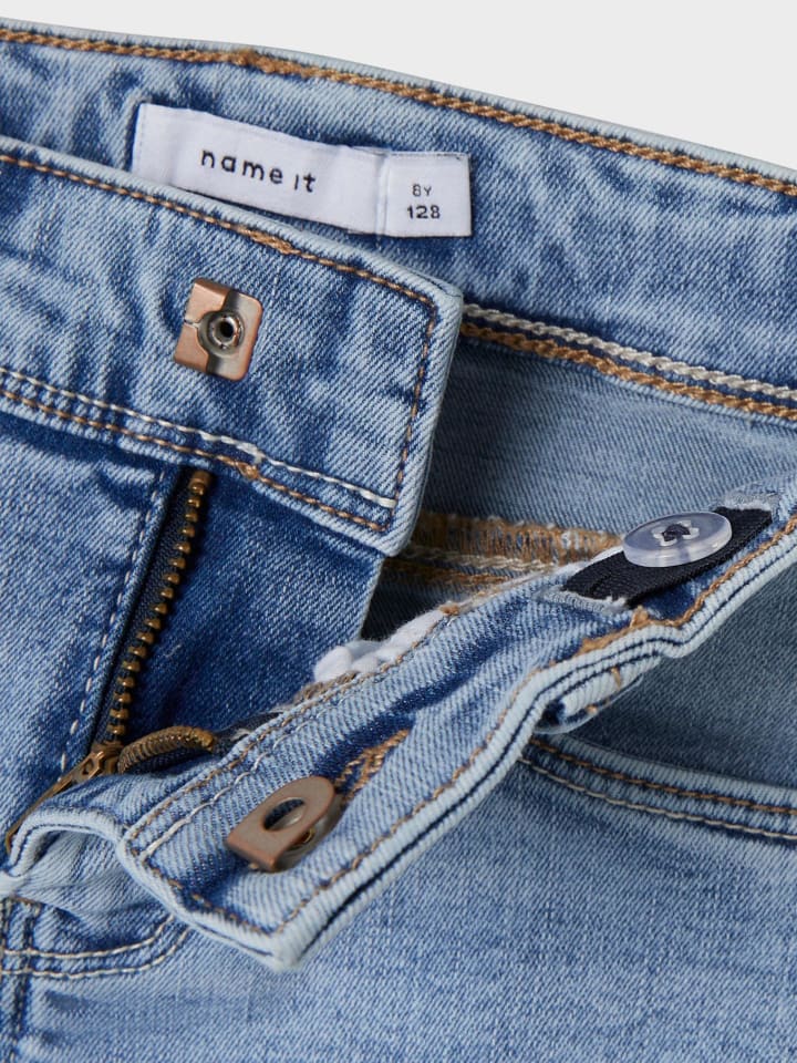 name it Bootcut Jeanshose in light blue denim günstig kaufen