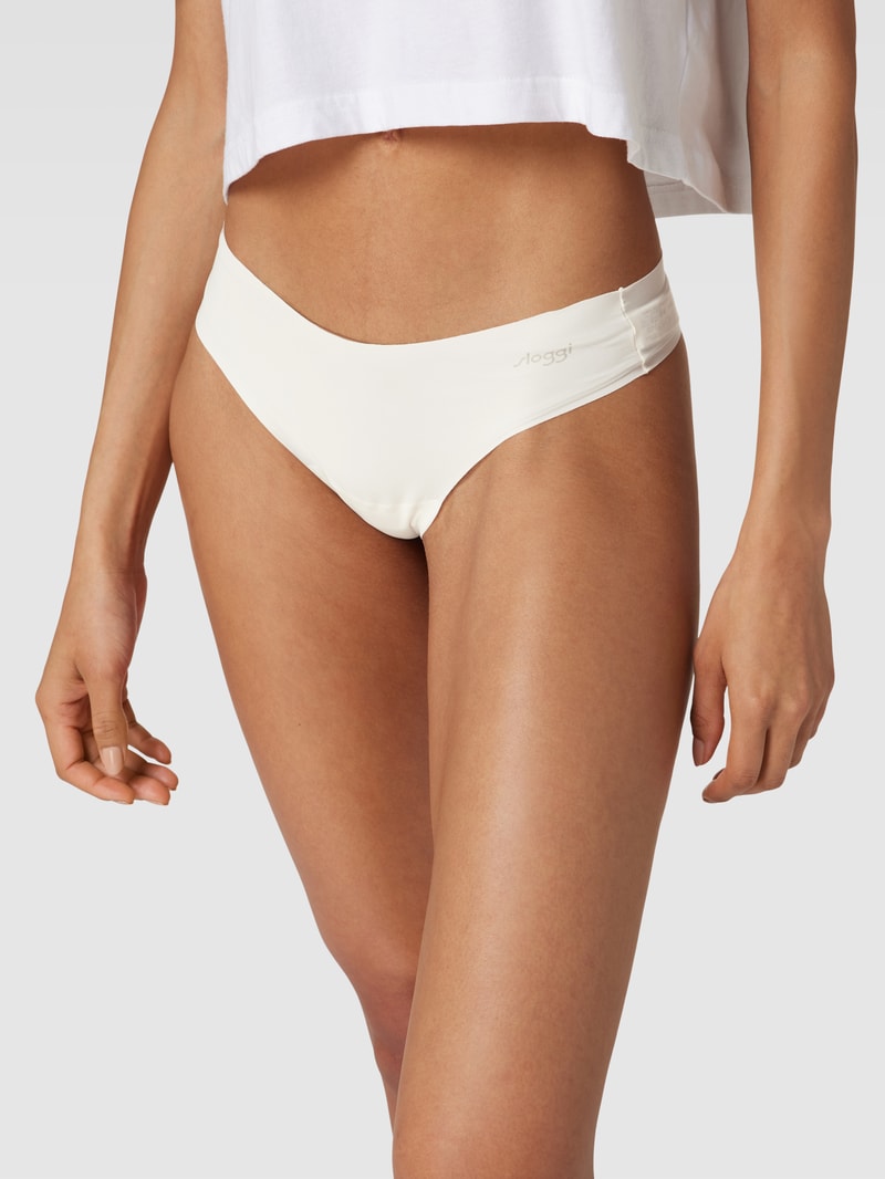 Slip im unifarbenen Design Modell 'ZERO MICROFIBRE 2.0' in offwhite