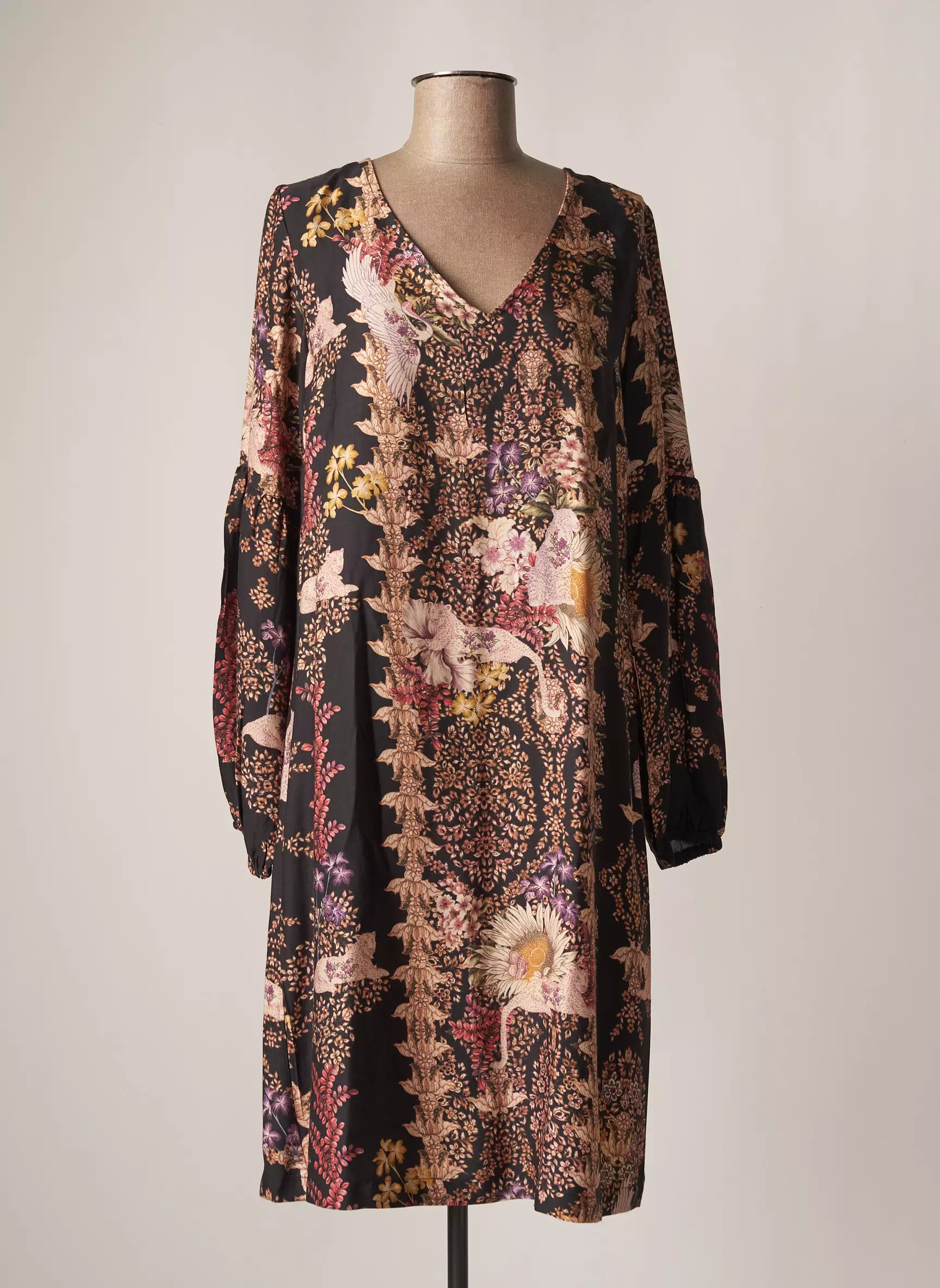 Cream Robes Mi Longues Femme couleur noir