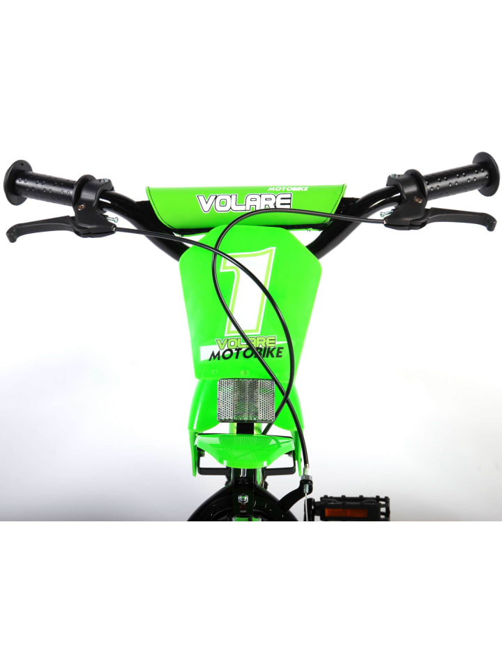 Volare Kinderfahrrad Motorrad für Jungen 12 Zoll Kinderrad in Grün 3 Jahre günstig kaufen onesize
