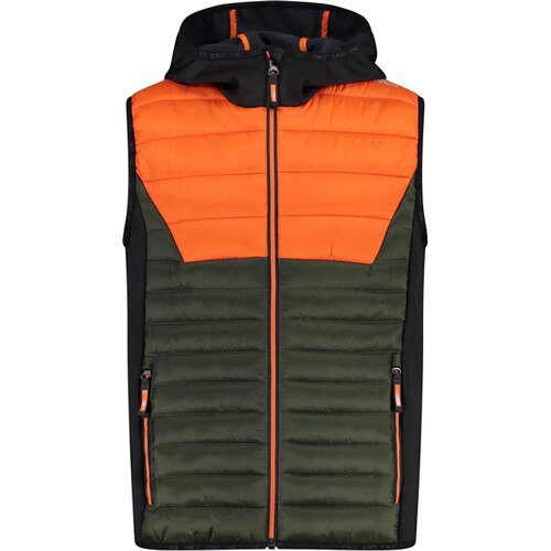 KINDER WESTE KID HYBRID VEST FIX HOOD