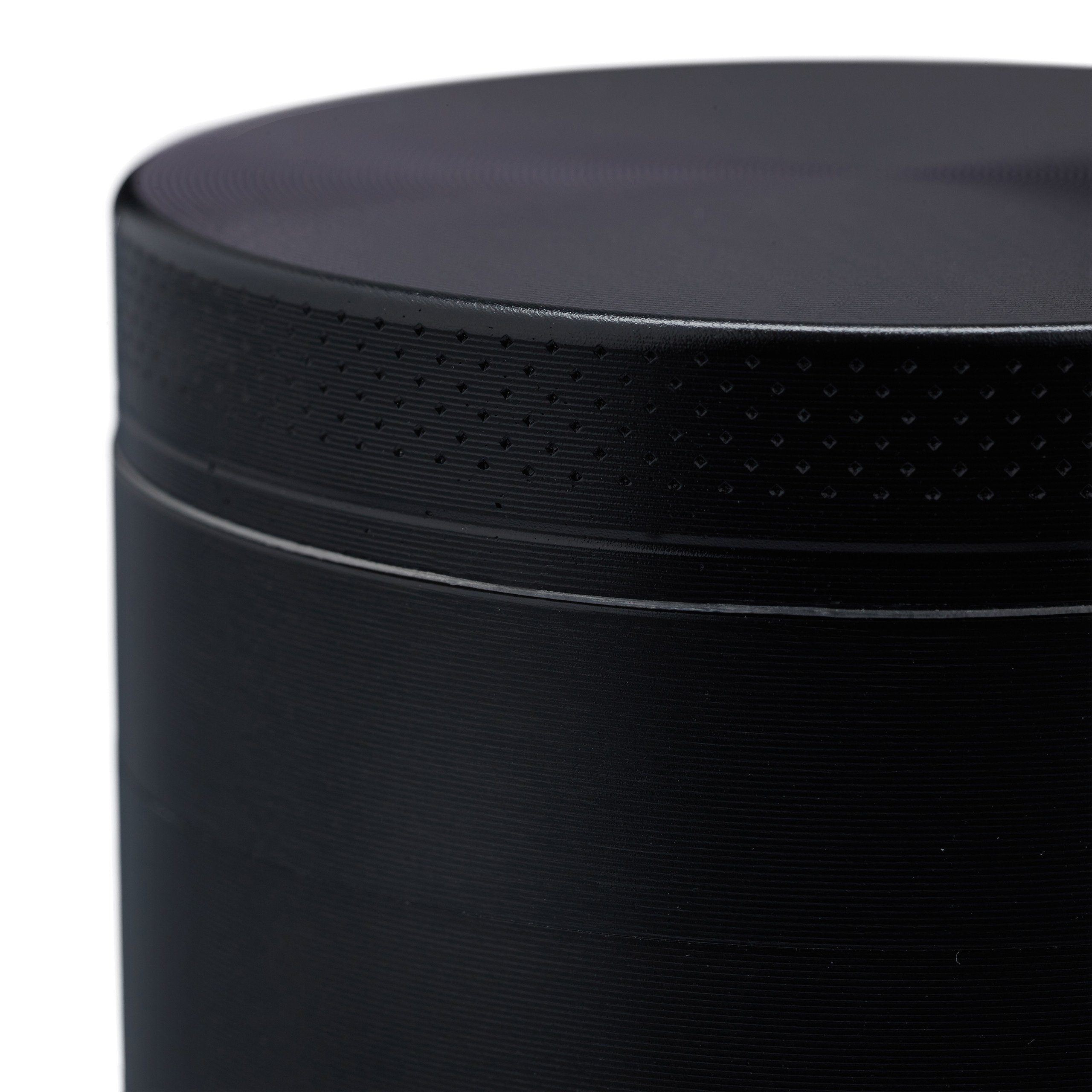 relaxdays Gewürzmühle 4-teiliger Grinder aus Metall, Schwarz