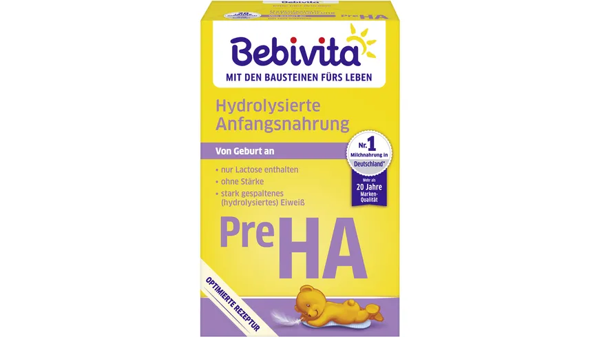 Bebivita Hydrolysierte Anfangsnahrung Pre HA 500 g