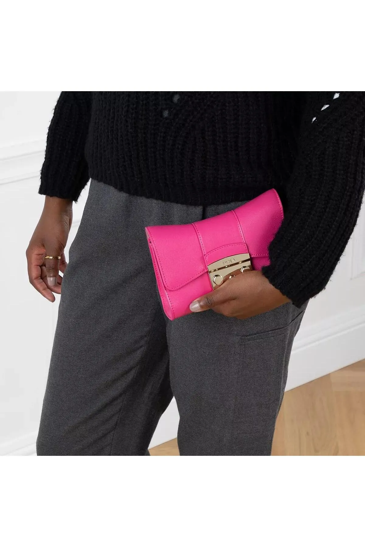 FURLA  Metropolis Mini-Umhängetasche Remix Pop Pink