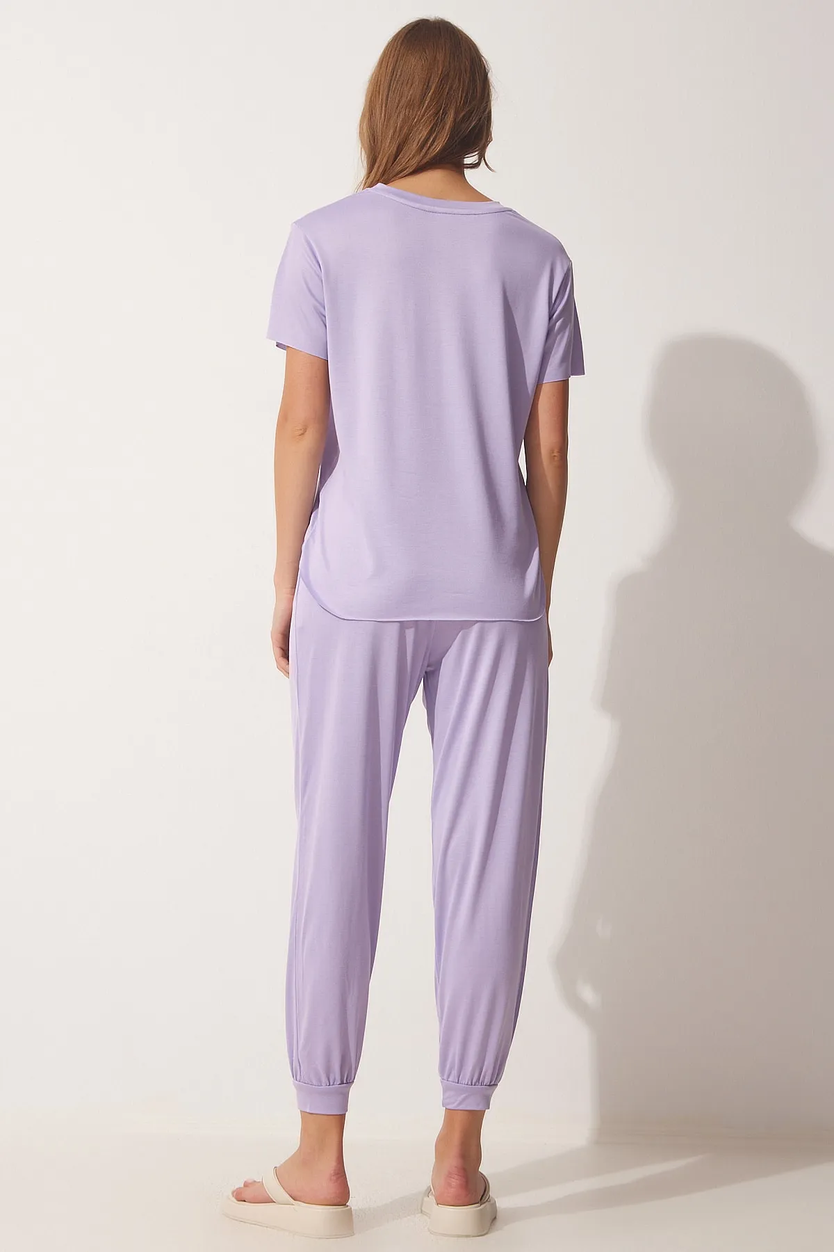 Happiness İstanbul  Zweiteiler - Lila - Regular Fit