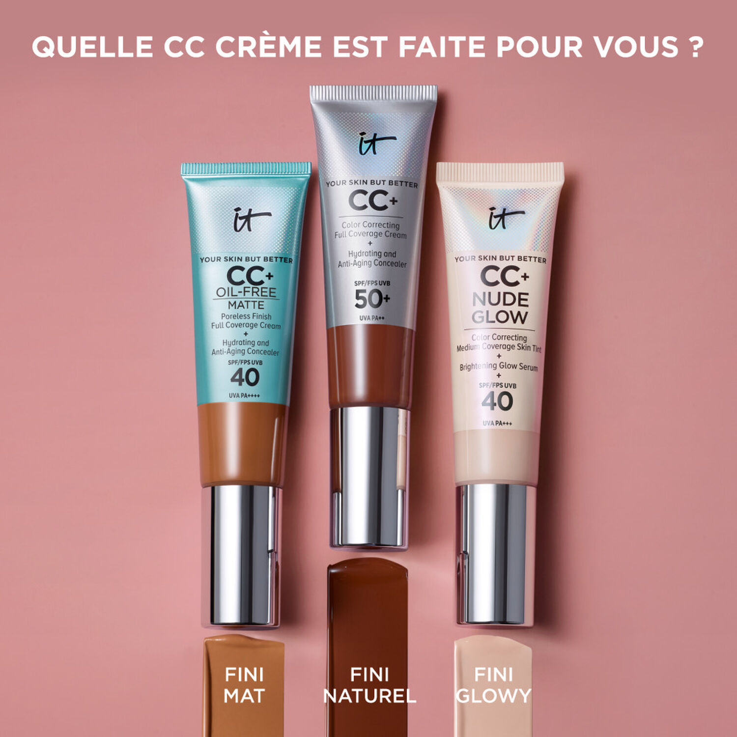 It Cosmetics Your Skin But Better™ CC+ Cream CC Crème Correctrice Haute Couvrance