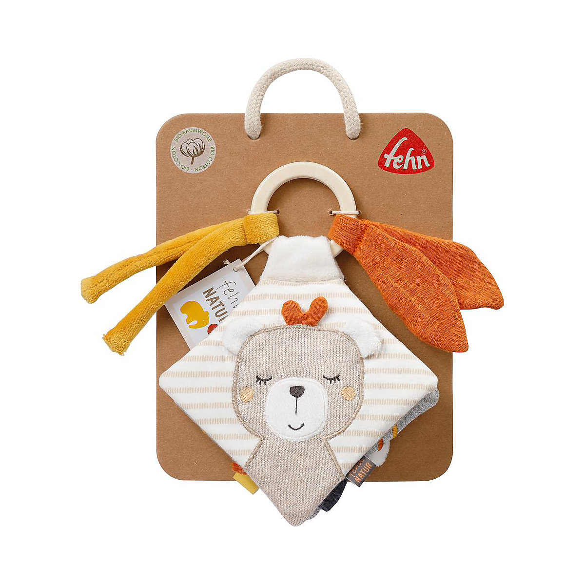 Stoffbuch Esel & Teddy NATUR