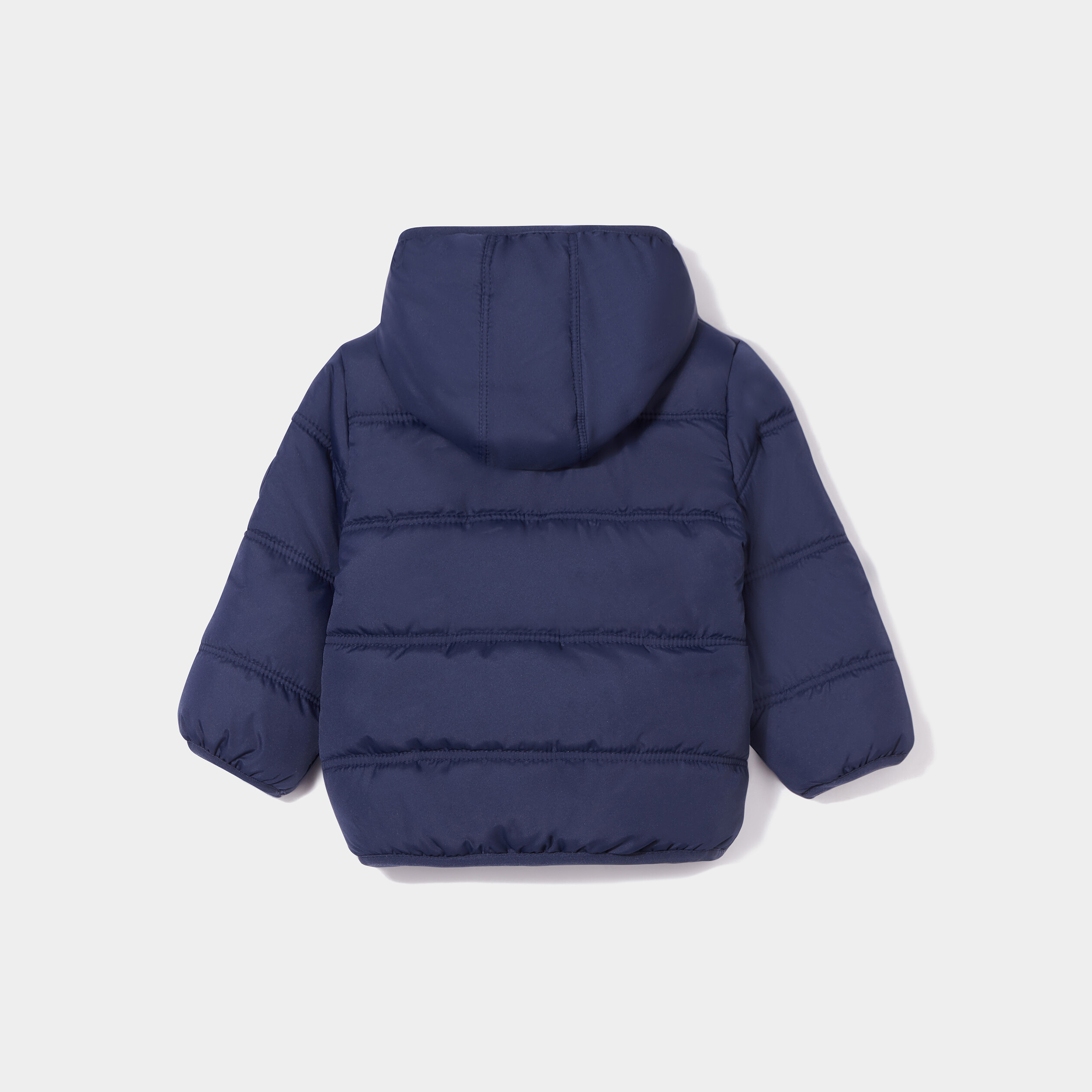 Doudoune à capuche doublure polaire bleu marine bébé garçon | La Halle