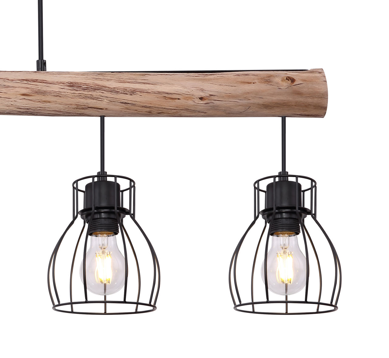 Globo Lighting - MINA - Hängeleuchte Metall schwarz, 5x E27