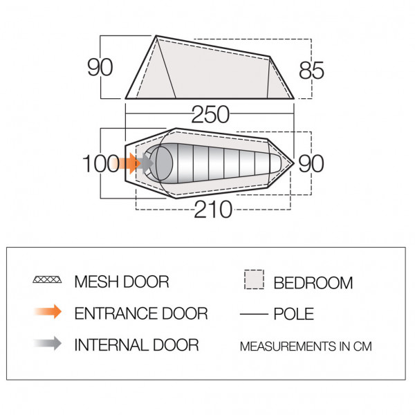 Vango - Soul 100 - 1-Personen Zelt