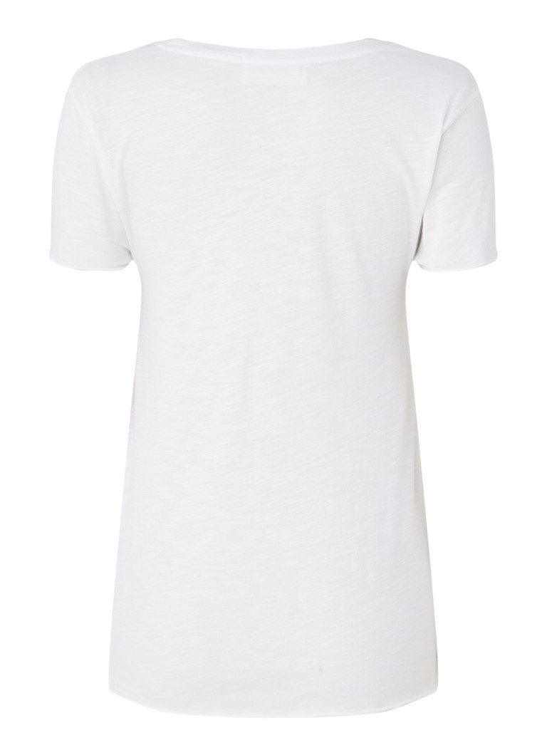 Tricou vintage american cu decolteu în V
