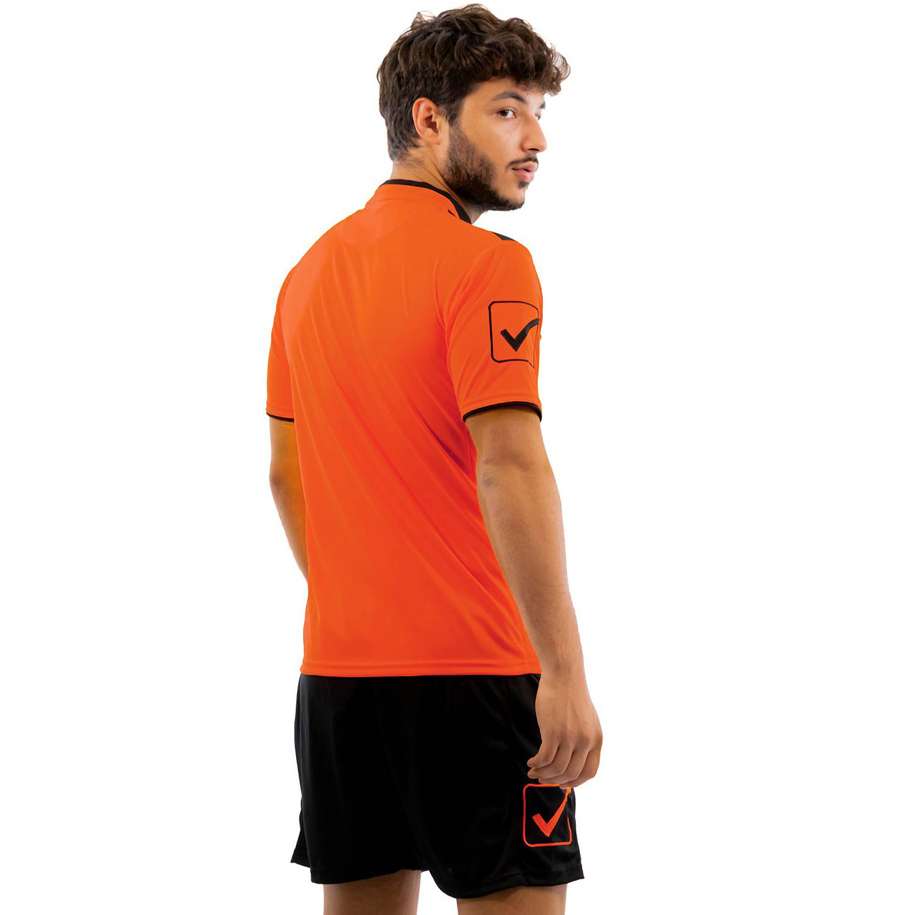 Givova Kit Campo Set Trikot + Shorts neonorange/schwarz