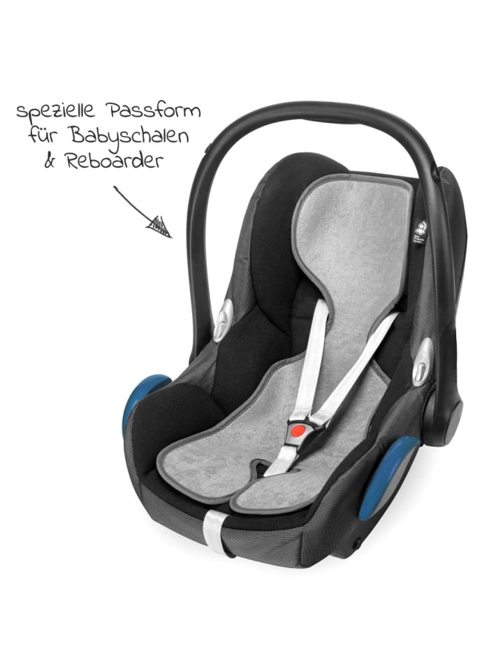 Zamboo Sitzauflage für Babyschale Cool & Dry - Grau in grau günstig kaufen onesize
