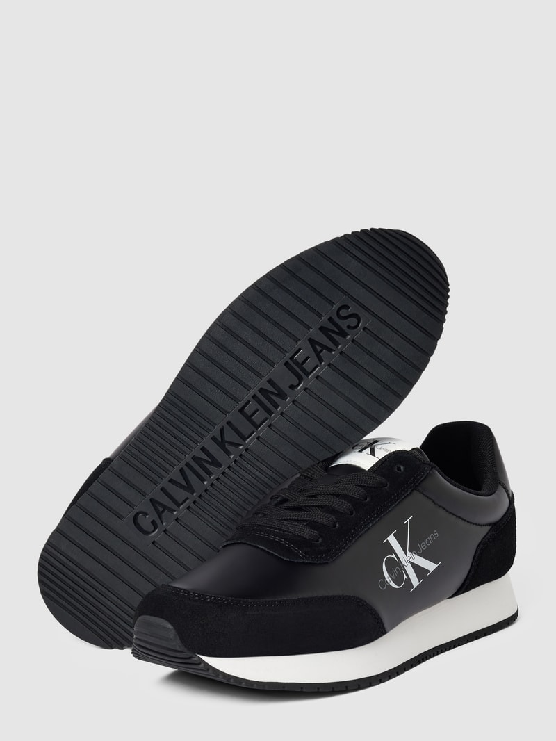 Sneaker mit Logo-Print Modell 'RETRO RUNNER' in black